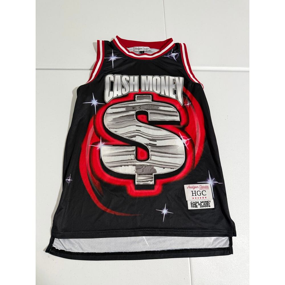 Headgear Classics Cash Money Records HGC Jersey Black Red Small